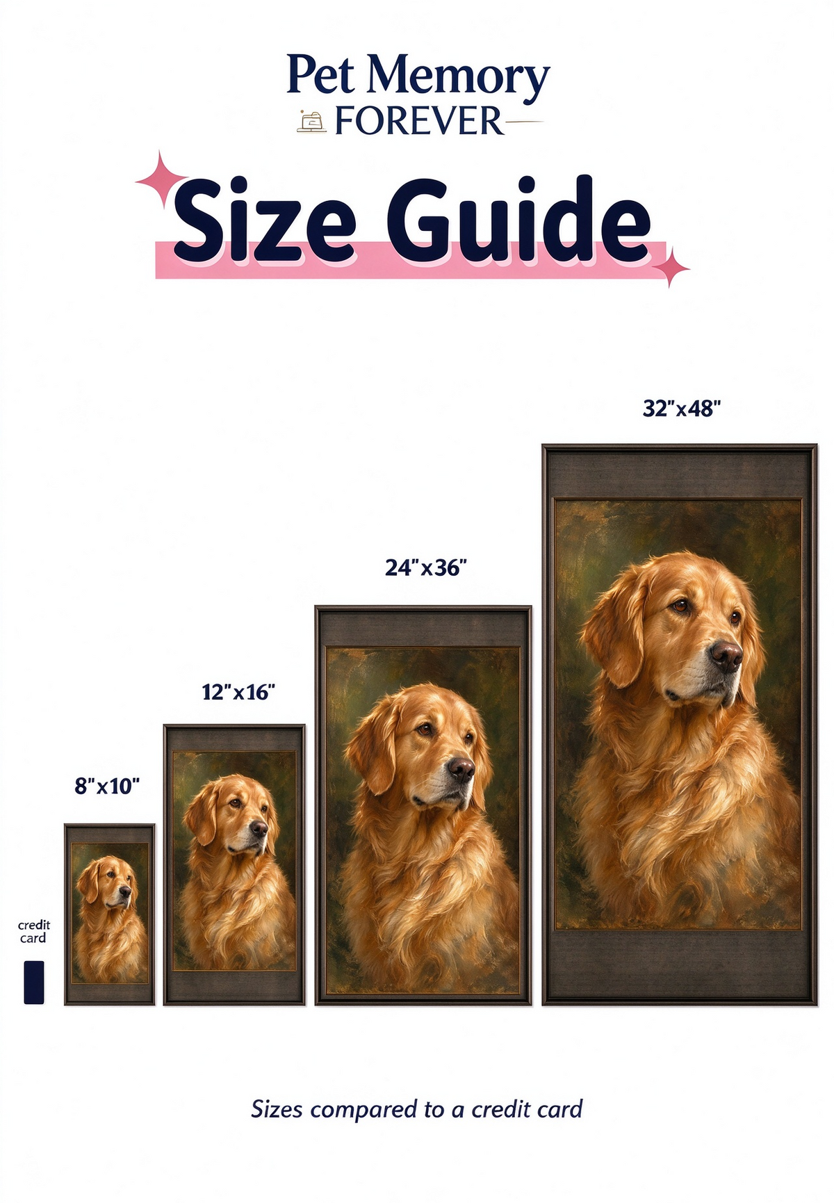 Custom Vintage Pet Oil Painting Portrait