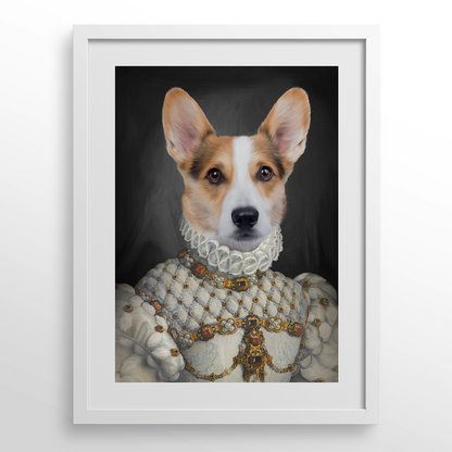 The Proper Lady Custom Pet Portrait