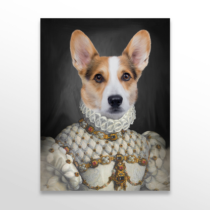The Proper Lady Custom Pet Portrait