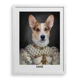 The Proper Lady Custom Pet Portrait