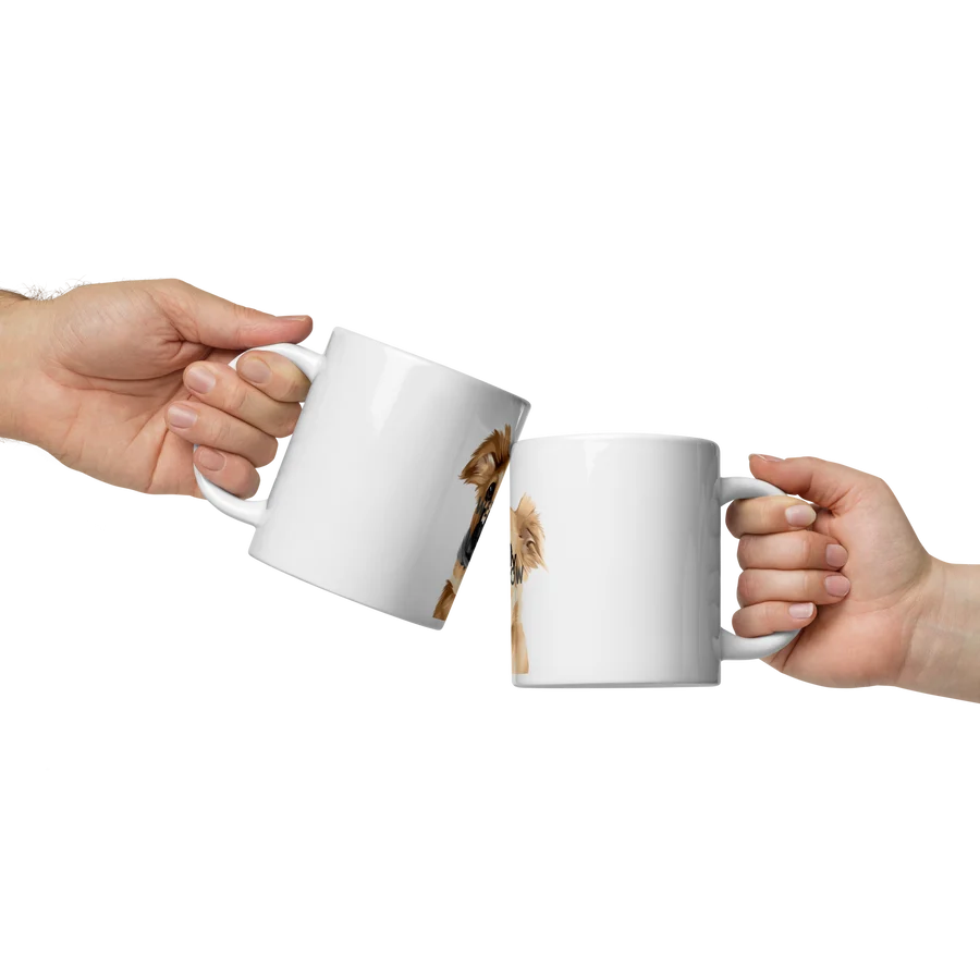 Personalized Pet Portrait Mug: Custom Dog or Cat Photo Coffee Cup
