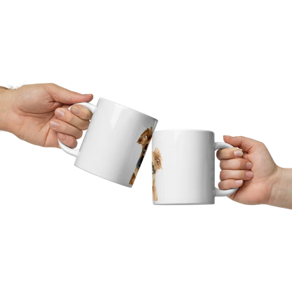 Personalized Pet Portrait Mug: Custom Dog or Cat Photo Coffee Cup